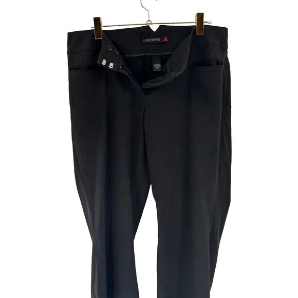 Lane Bryant Crop Black Dress Pants Women's 3‎ US Size 18 - Picture 6 of 7